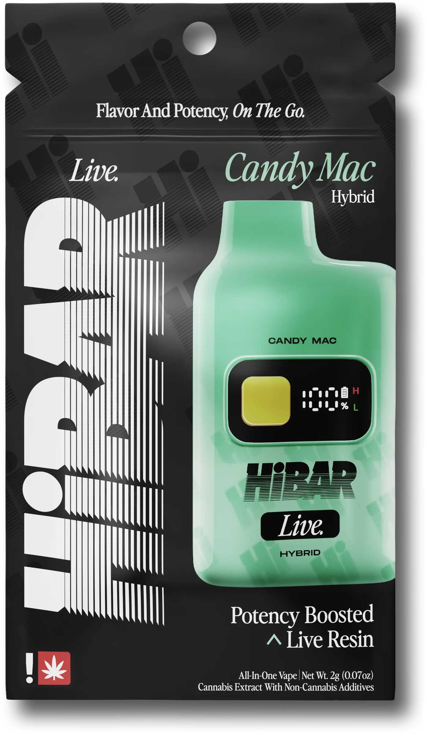 HiBAR Live Candy Mac pouch
