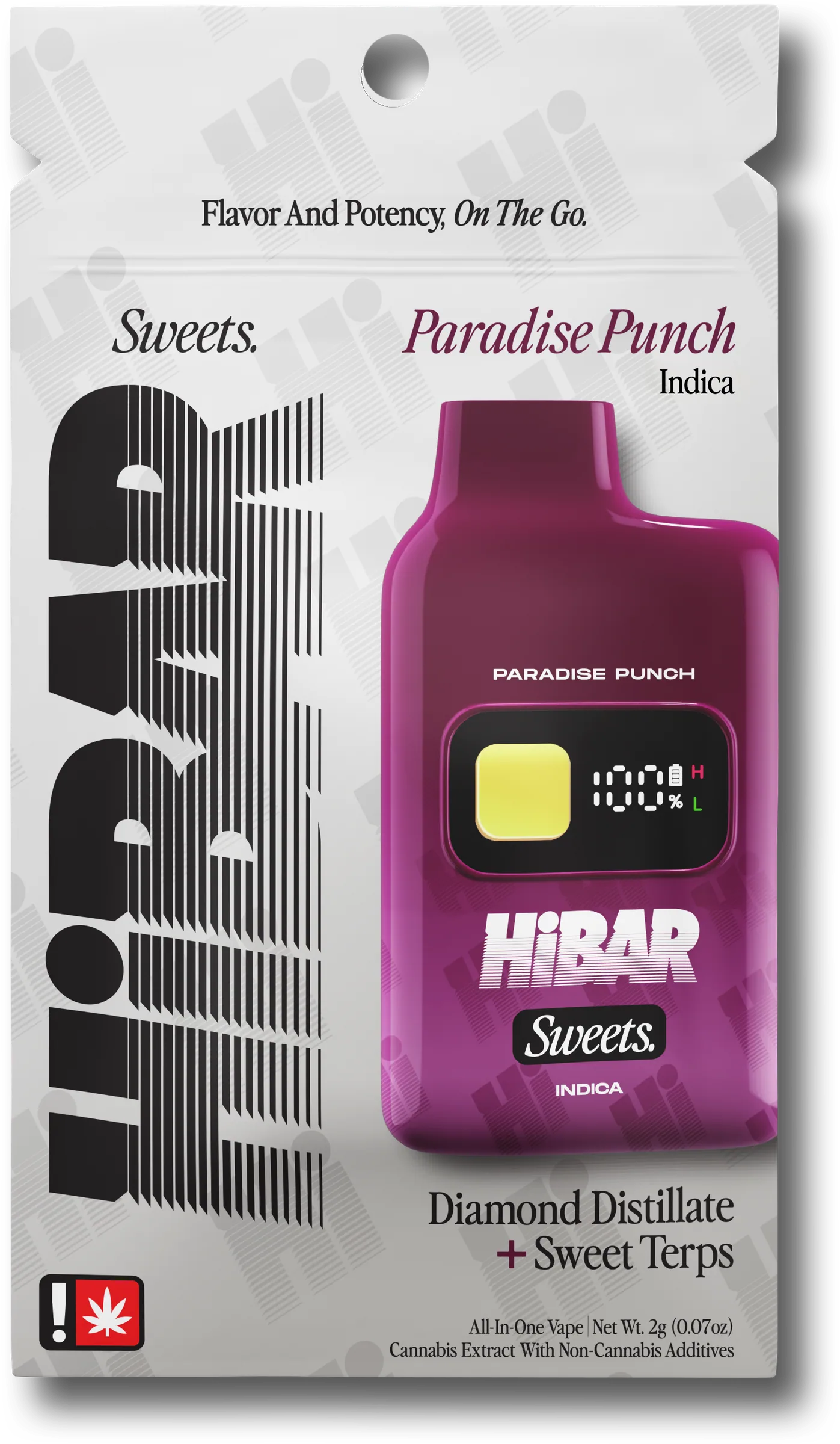 HiBAR Sweets Paradise Punch pouch